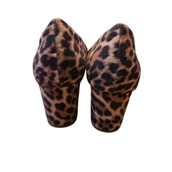 Lane Bryant Women's Leopard Print Pointed Toe Pumps 2.5" Heels Shoes Size 8W - Picture 6 of 16